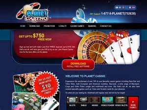 planet casino online no deposit bonus